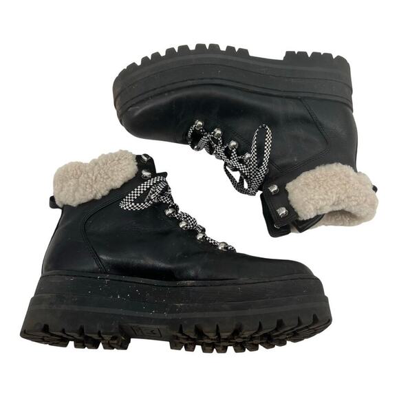 Marc Fisher LTD Women’s Pierson platform Ankle Winter & snow Boots Black Size 10 - Picture 3 of 12